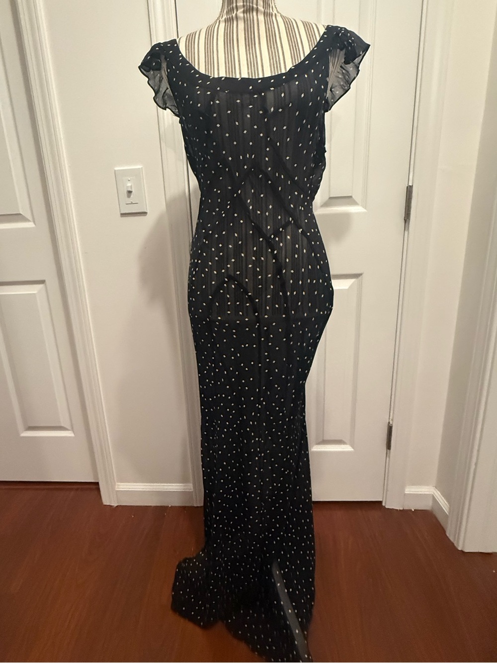 The Lila Celestial dress by Réalisation Par 100% silk Large